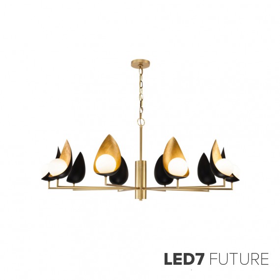 Ritz - WaterLilly Round Chandelier